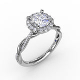 18Kt White Gold Bridal Engagement Rings