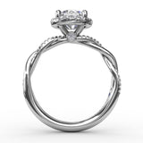 18Kt White Gold Bridal Engagement Rings