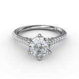 18Kt White Gold Bridal Engagement Rings