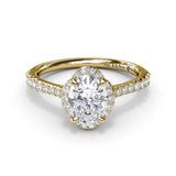 14Kt Yellow Gold Bridal  Engagement Rings