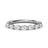 18Kt White Gold Bridal  Bands