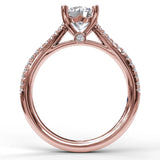 14Kt Rose Gold Bridal Engagement Rings