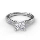 14Kt White Gold Bridal Engagement Rings