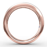 14Kt Rose Gold Bridal Bands