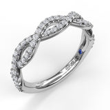 18Kt White Gold Bridal Bands