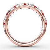 14Kt Rose Gold Bridal Bands