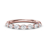 Angelic Oval Diamond Band