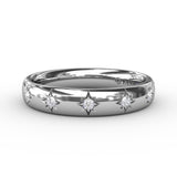 18Kt White Gold Bridal Bands