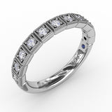 18Kt White Gold Bridal Bands