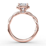 14Kt Rose Gold Bridal Engagement Rings