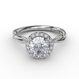 14Kt White Gold Bridal Engagement Rings