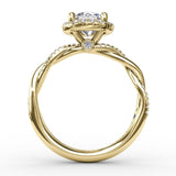 14Kt Yellow Gold Bridal Engagement Rings