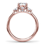 14Kt Rose Gold Bridal Engagement Rings