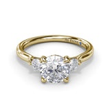 14Kt Yellow Gold Bridal Engagement Rings