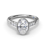 18Kt White Gold Bridal  Engagement Rings