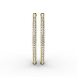 18Kt Yellow Gold Diamond Fashion Earrings