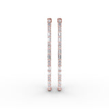 14Kt Rose Gold Diamond Fashion Earrings