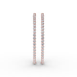 18Kt Rose Gold Diamond Fashion Earrings