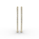 18Kt Yellow Gold Diamond Fashion Earrings