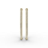 14Kt Yellow Gold Diamond Fashion Earrings