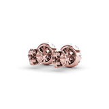 14Kt Rose Gold Diamond Fashion Earrings