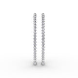 14Kt White Gold Diamond Fashion Earrings