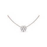 18Kt Rose Gold Diamond Fashion Necklaces