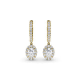 Dazzling Diamond Drop Earrings