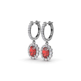 14Kt White Gold Color Fashion Earrings