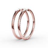 18Kt Rose Gold Diamond Fashion Earrings