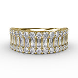 18Kt Yellow Gold Diamond Fashion Bands