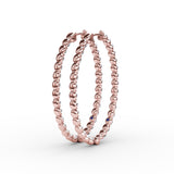 14Kt Rose Gold Diamond Fashion Earrings