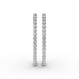 14Kt White Gold Diamond Fashion Earrings