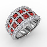 14Kt White Gold Color Fashion Fashion Rings