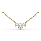 18Kt Yellow Gold Diamond Fashion Necklaces