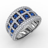 14Kt White Gold Color Fashion Fashion Rings