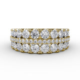 18Kt Yellow Gold Diamond Fashion Bands