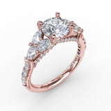 18Kt Rose Gold Bridal Engagement Rings