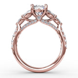 18Kt Rose Gold Bridal Engagement Rings