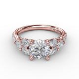 18Kt Rose Gold Bridal Engagement Rings