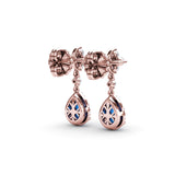 14Kt Rose Gold Color Fashion Earrings