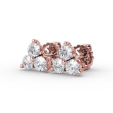 14Kt Rose Gold Diamond Fashion Earrings