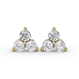 14Kt Yellow Gold Diamond Fashion Earrings