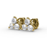 14Kt Yellow Gold Diamond Fashion Earrings