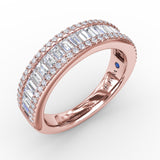 18Kt Rose Gold Diamond Fashion Bands