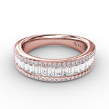 18Kt Rose Gold Diamond Fashion Bands