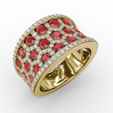 14Kt Yellow Gold Color Fashion Fashion Rings