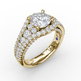 18Kt Yellow Gold Bridal Engagement Rings