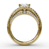 18Kt Yellow Gold Bridal Engagement Rings