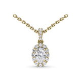 18Kt Yellow Gold Diamond Fashion Necklaces